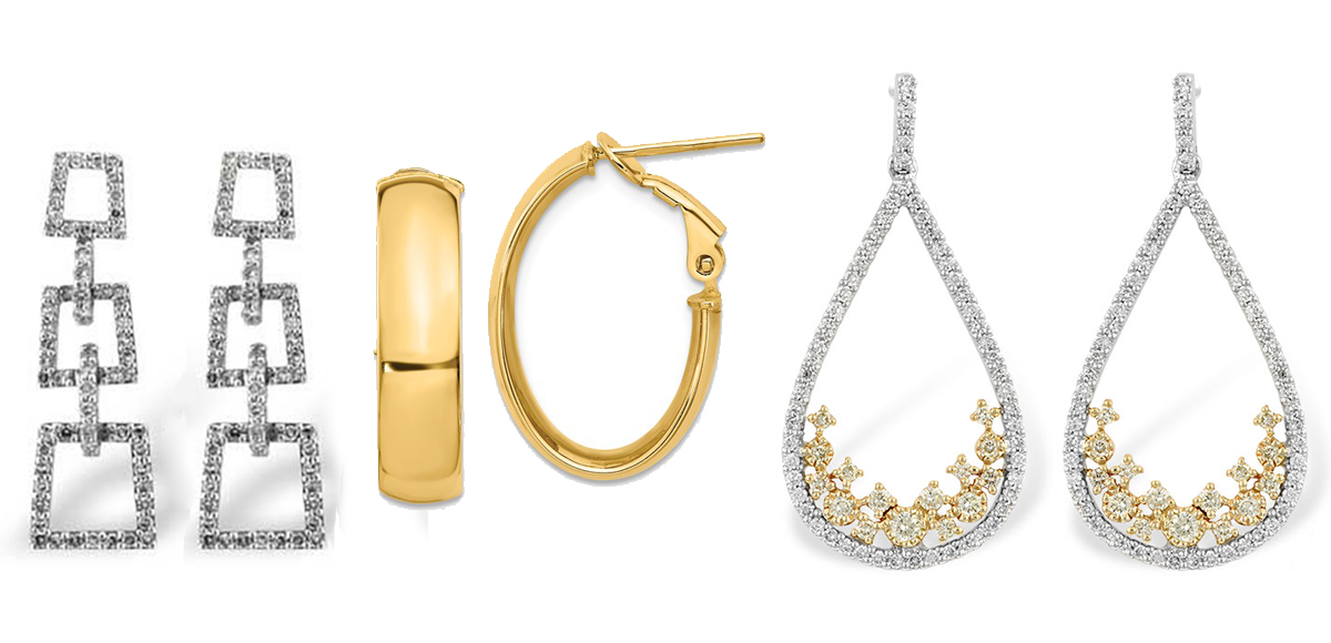 Bold earrings